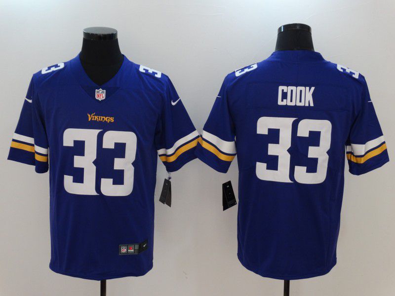Men Minnesota Vikings 33 Cook Purple Nike Vapor Untouchable Limited NFL Jerseys